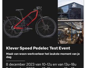 Klever Speed pedelec test Event